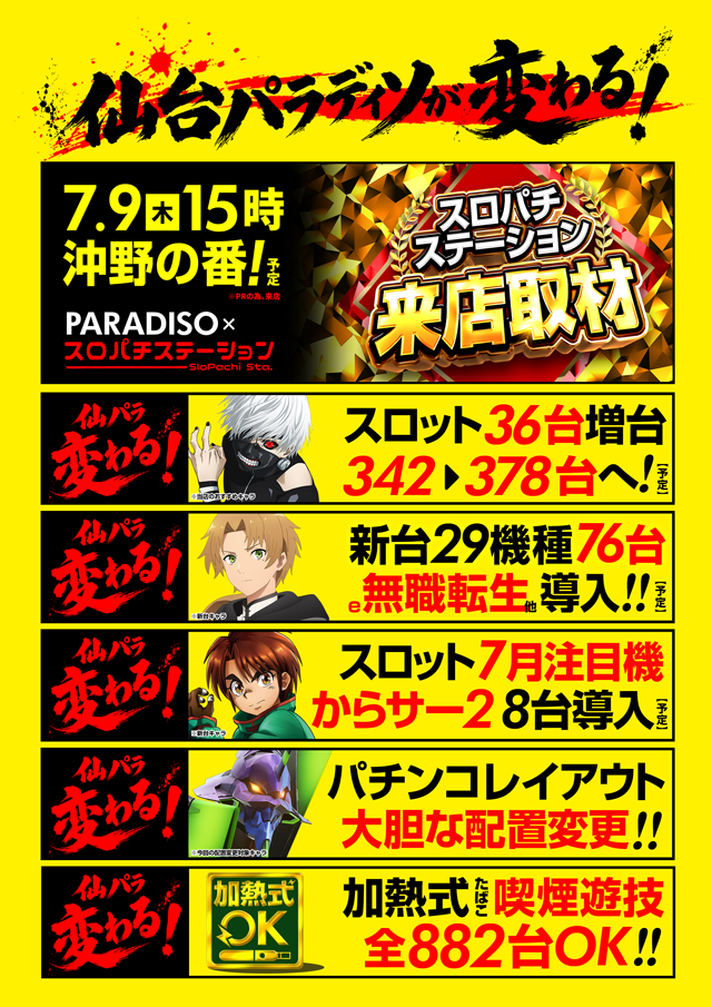 パラディソ沖野店