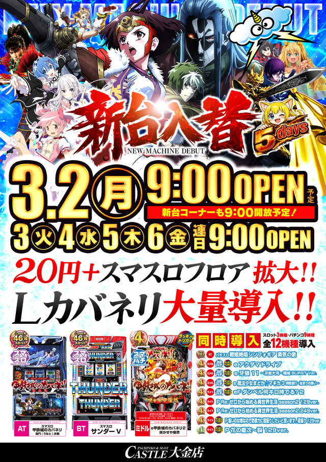 キャッスル大金店