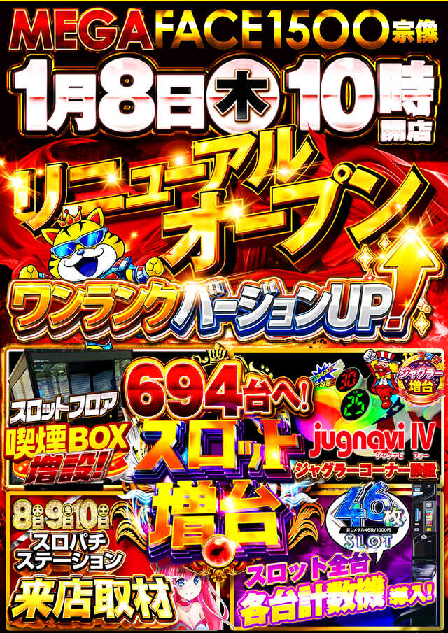 メガフェイス１５００宗像