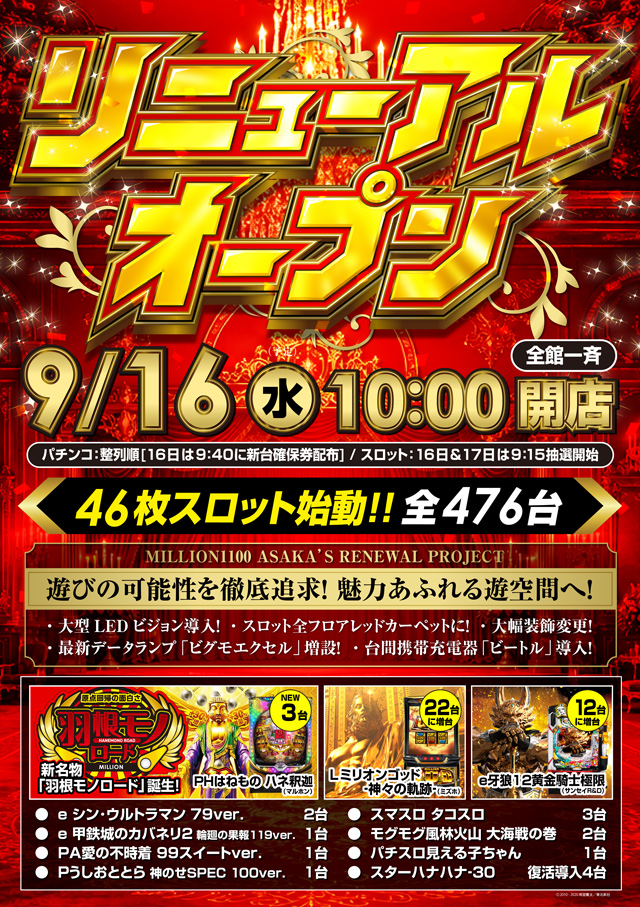 ミリオン１１００朝霞店