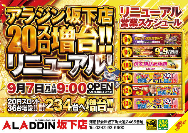 アラジン坂下店