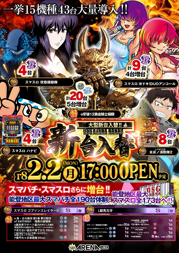 ＤＳＧ　ＡＲＥＮＡ　七尾