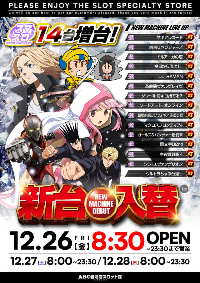 ＡＢＣ岩沼店スロット館ＴＥＴＳＵＪＩＮ