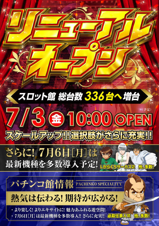 ミリオン石神井公園店スロット館