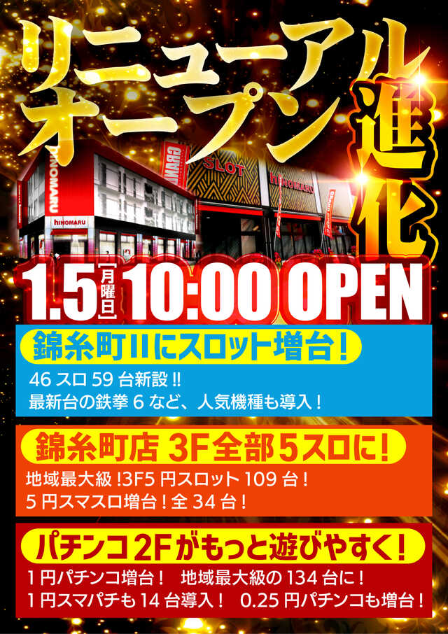 ヒノマル錦糸町店Ⅱパチンコ館