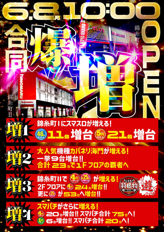 ヒノマル錦糸町店Ⅱパチンコ館