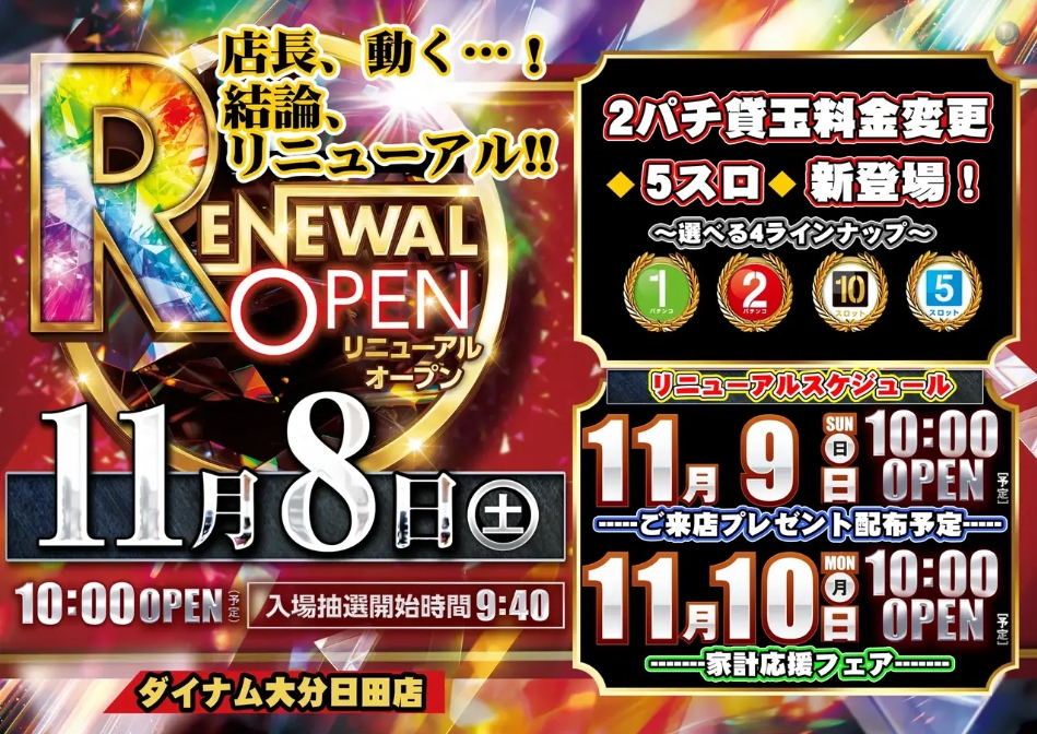 ダイナム大分日田店