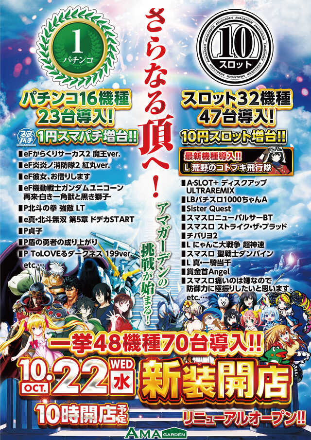 パチンコ　アマガーデン