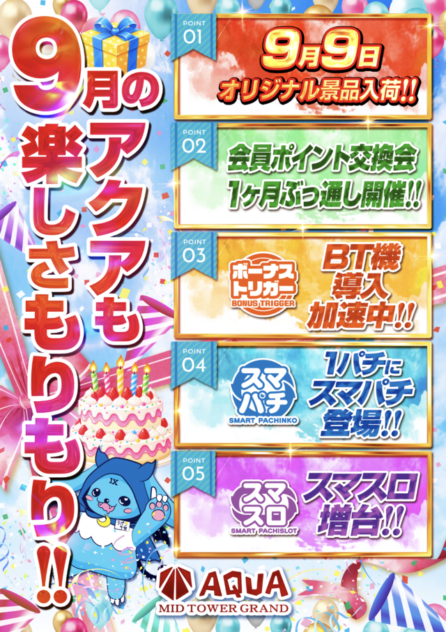 ＡＱＵＡミッドタワーグランド店