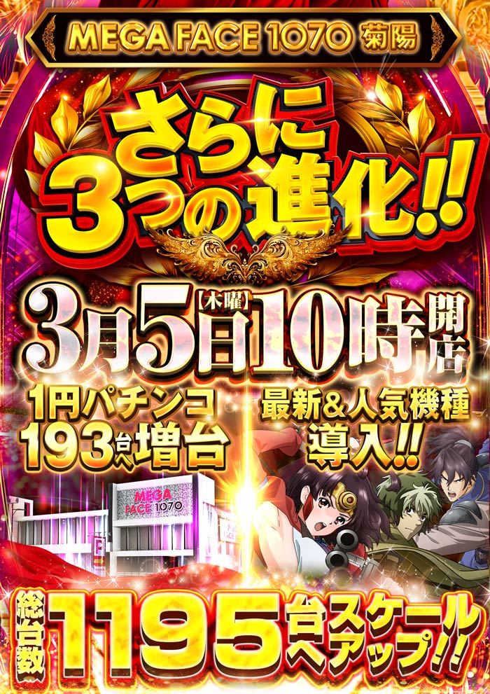 メガフェイス１０７０菊陽