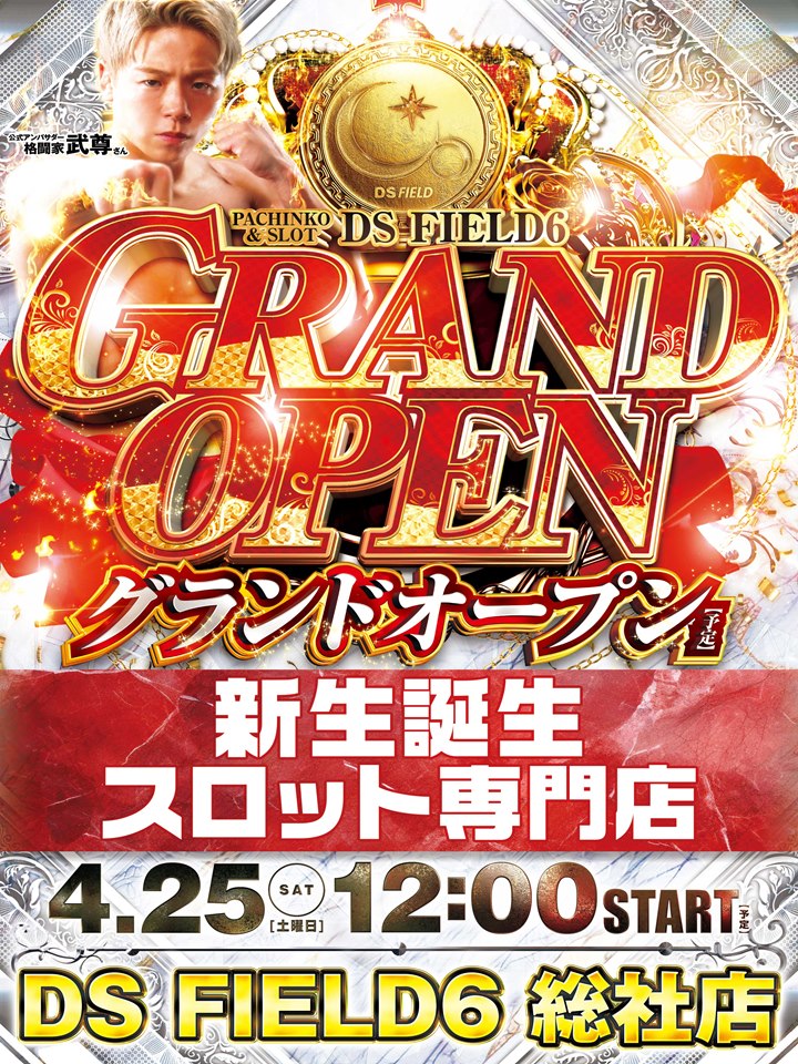 ＤＳ　ＦＩＥＬＤ６総社店（グランドオープン等）