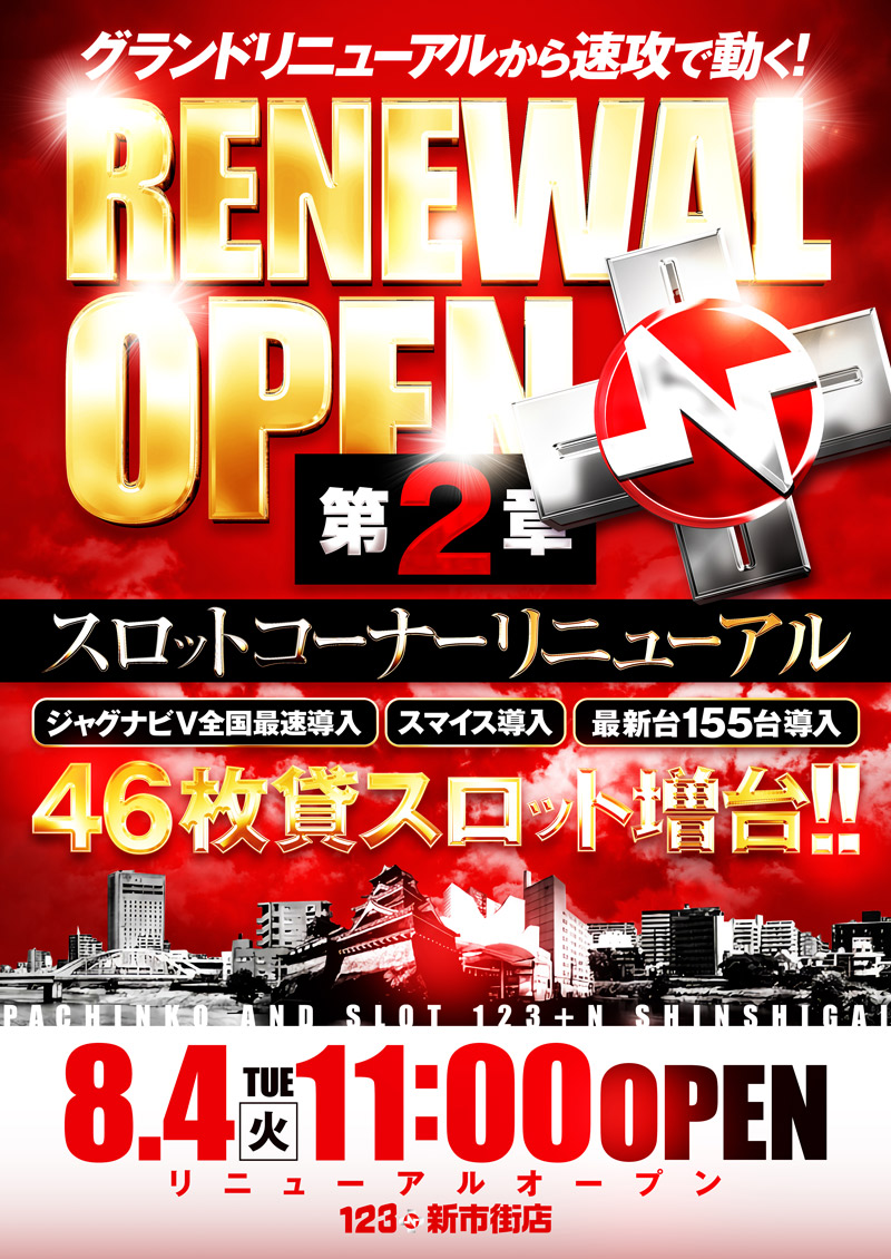 １２３＋Ｎ新市街店
