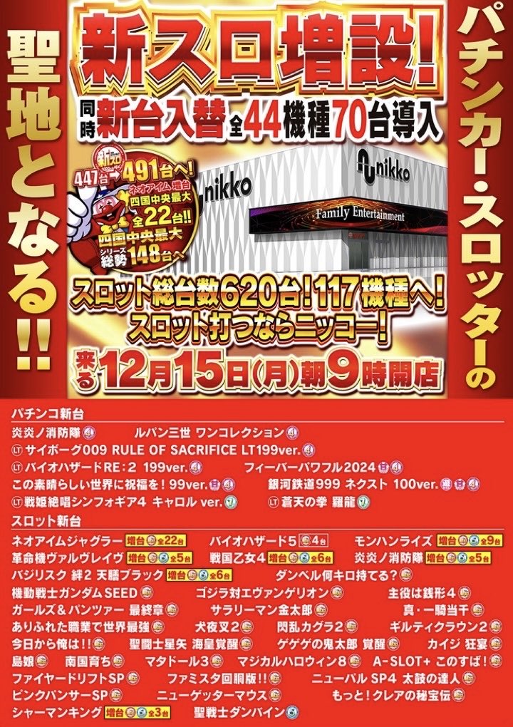 ｎｉｋｋｏ四国中央店