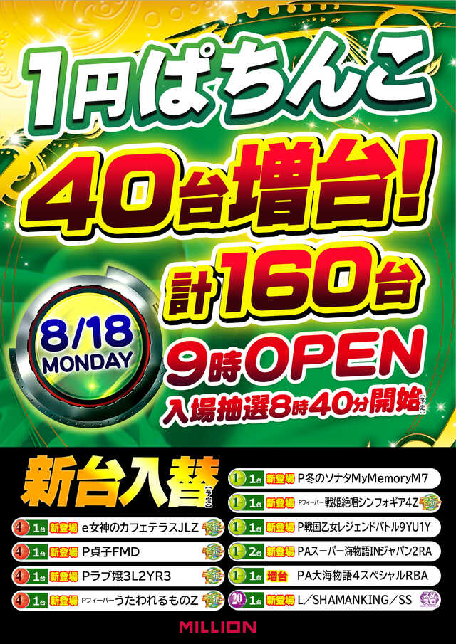ミリオン津峰店